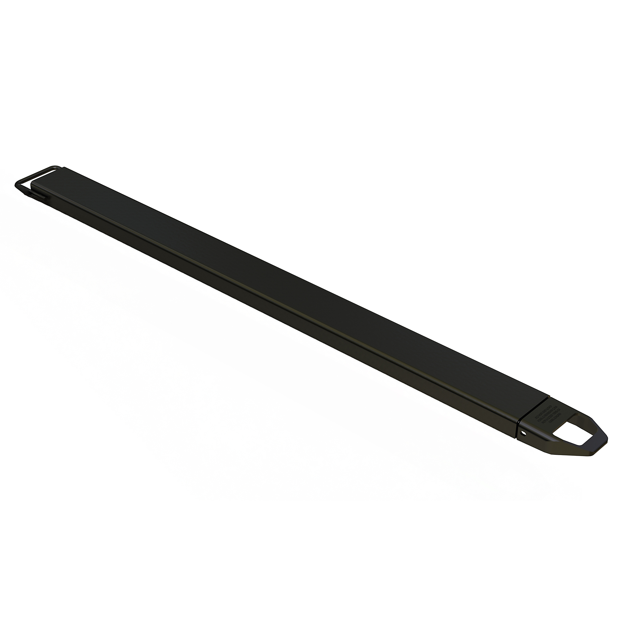 Vestil Steel Single Fork Extension — 5in. x 84in., 4,000-Lb. Capacity, Black, Model# FE-5-84-BK-EACH